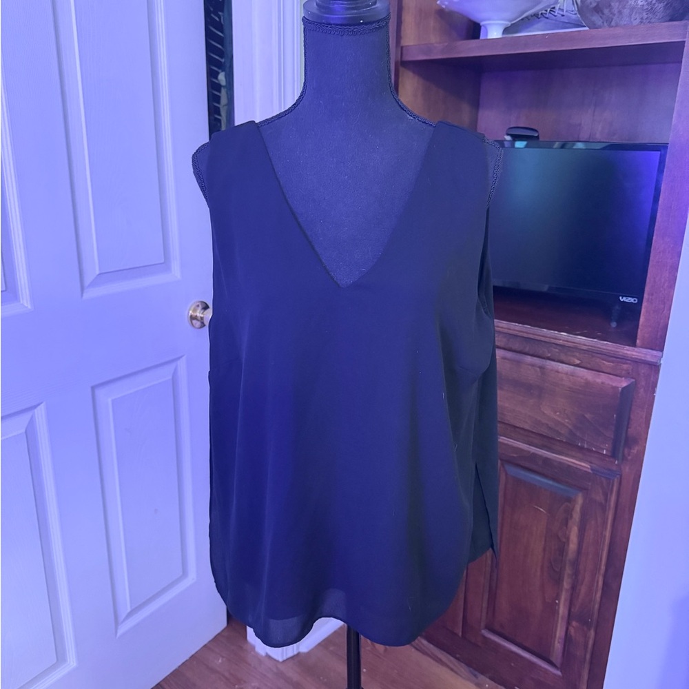 The Limited Black Flowing Top